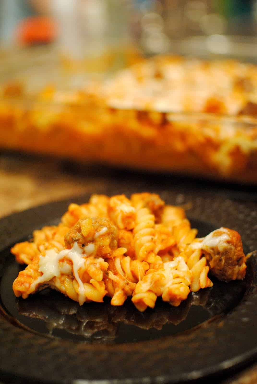 Baked Italian Sausage Rotini - Cupcake Diaries