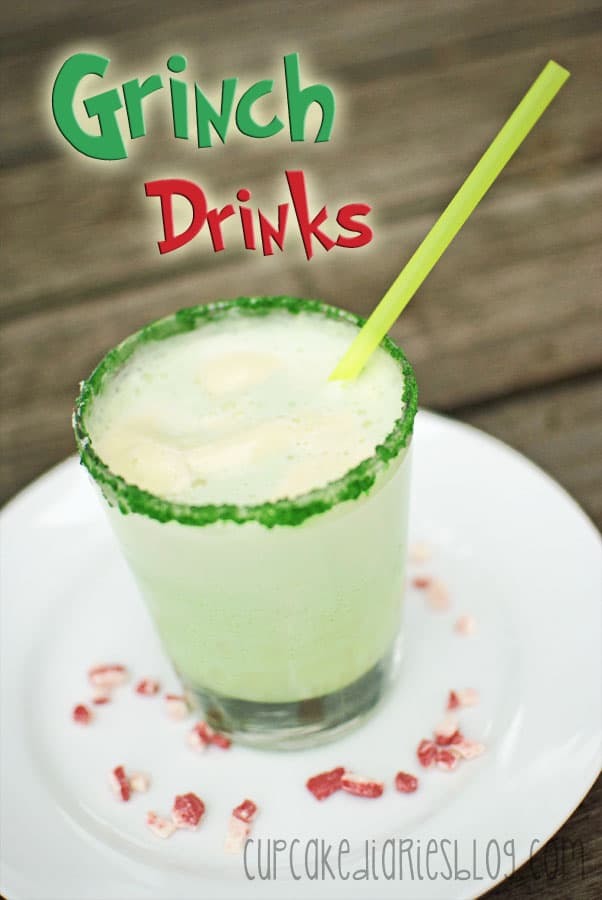 Grinch Drinks via Cupcake Diaries || Grinch Night! A Fun Family Christmas Tradition! || Letters from Santa Holiday Blog