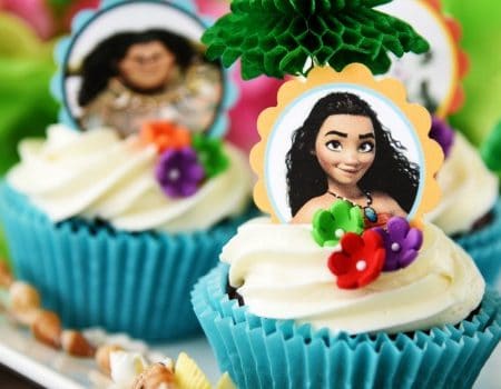 Moana Cupcakes