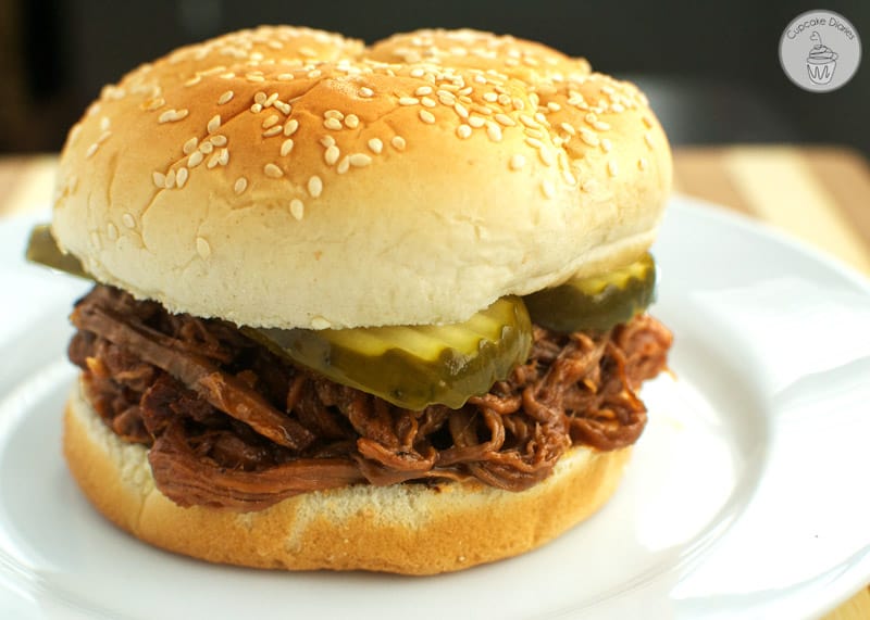 Crock Pot Pulled Barbecue Beef Sandwiches