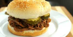 Crock Pot Pulled Barbecue Beef Sandwiches