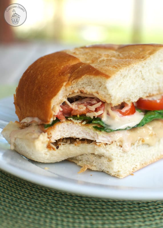 Chicken Caesar Sandwiches - Restaurant quality sandwiches you can make at home! If you love caesar dressing, you're going to love this sandwich.