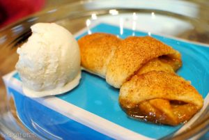 Caramel Apple Crescent Rolls