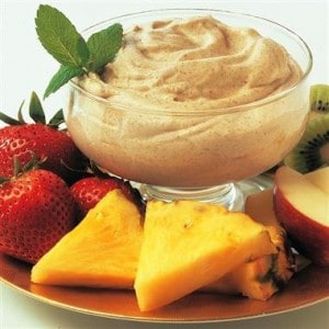 Cream Cheese and Toffee Fruit Dip