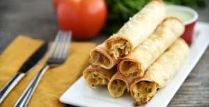 Creamy Chicken Taquitos