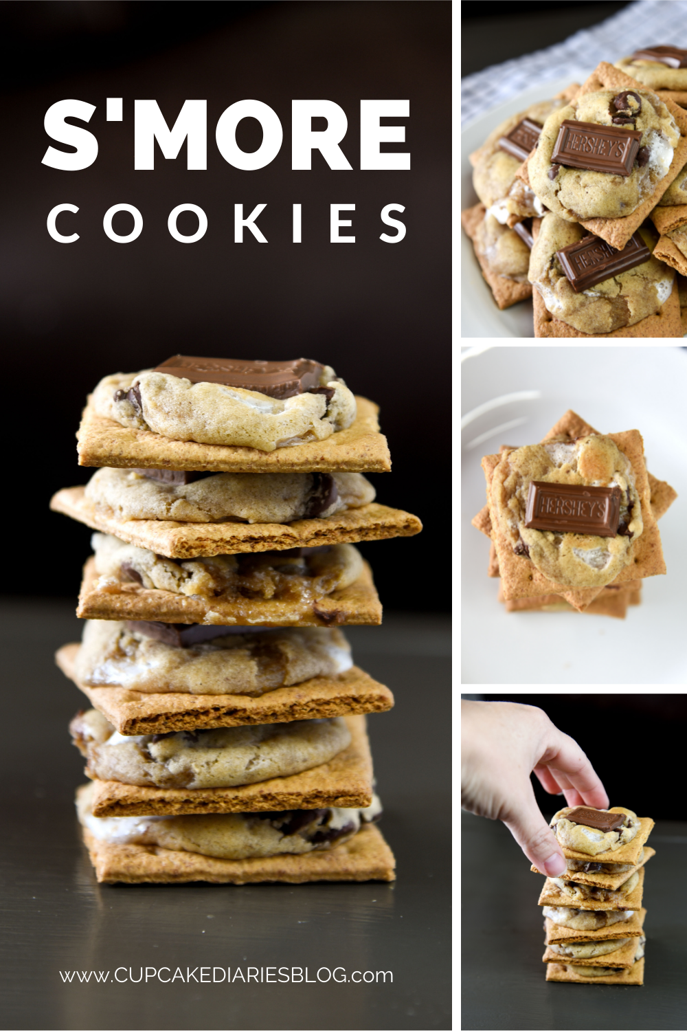 S'more Cookies - You're going to love the flavors and textures in these cookies! S'mores never tasted so good.