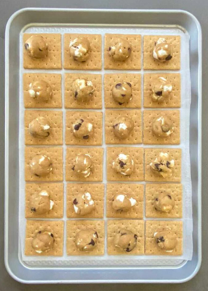 Step 8 to make S'more Cookies