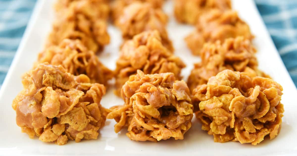 Frosted Corn Flake Cereal Clusters Recipe