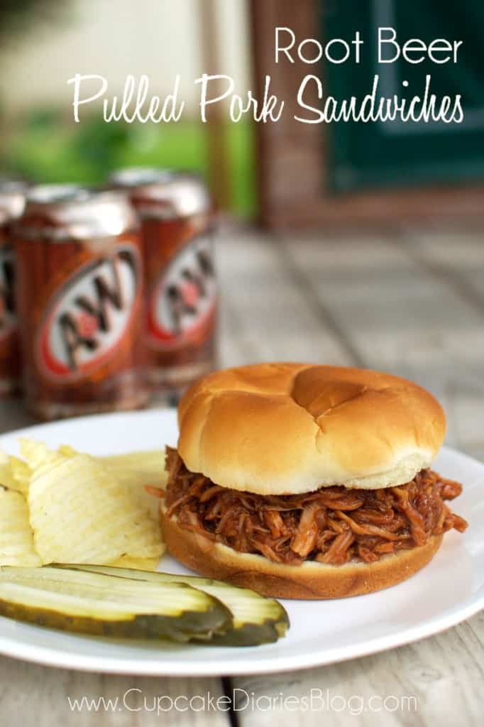 Root Beer Pulled Pork Sandwiches