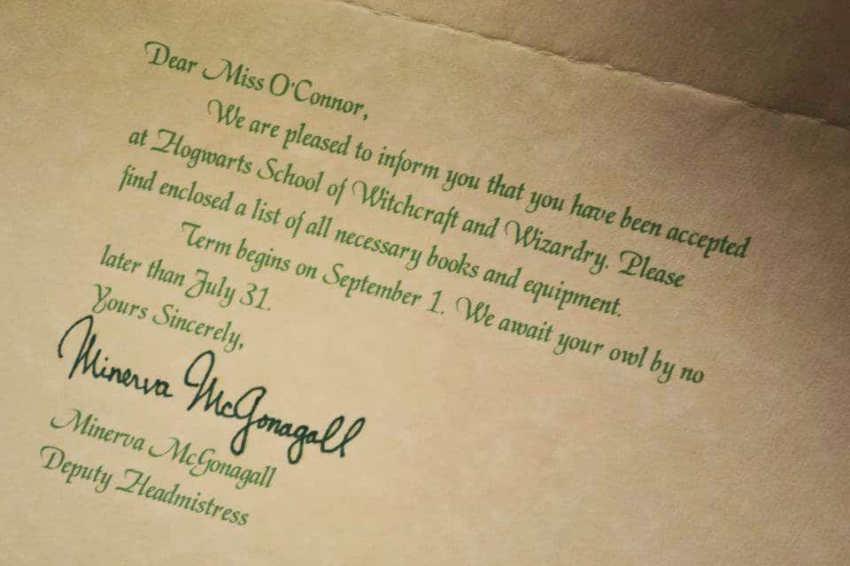 Harry Potter Letter; Free Printable Hogwarts Acceptance Letter  Harry  potter letter, Hogwarts acceptance letter, Harry potter acceptance letter