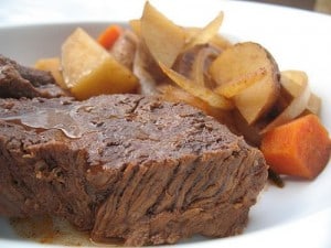 Slow Cooker Roast with Potatoes and Carrots