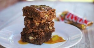 Twix Brownies