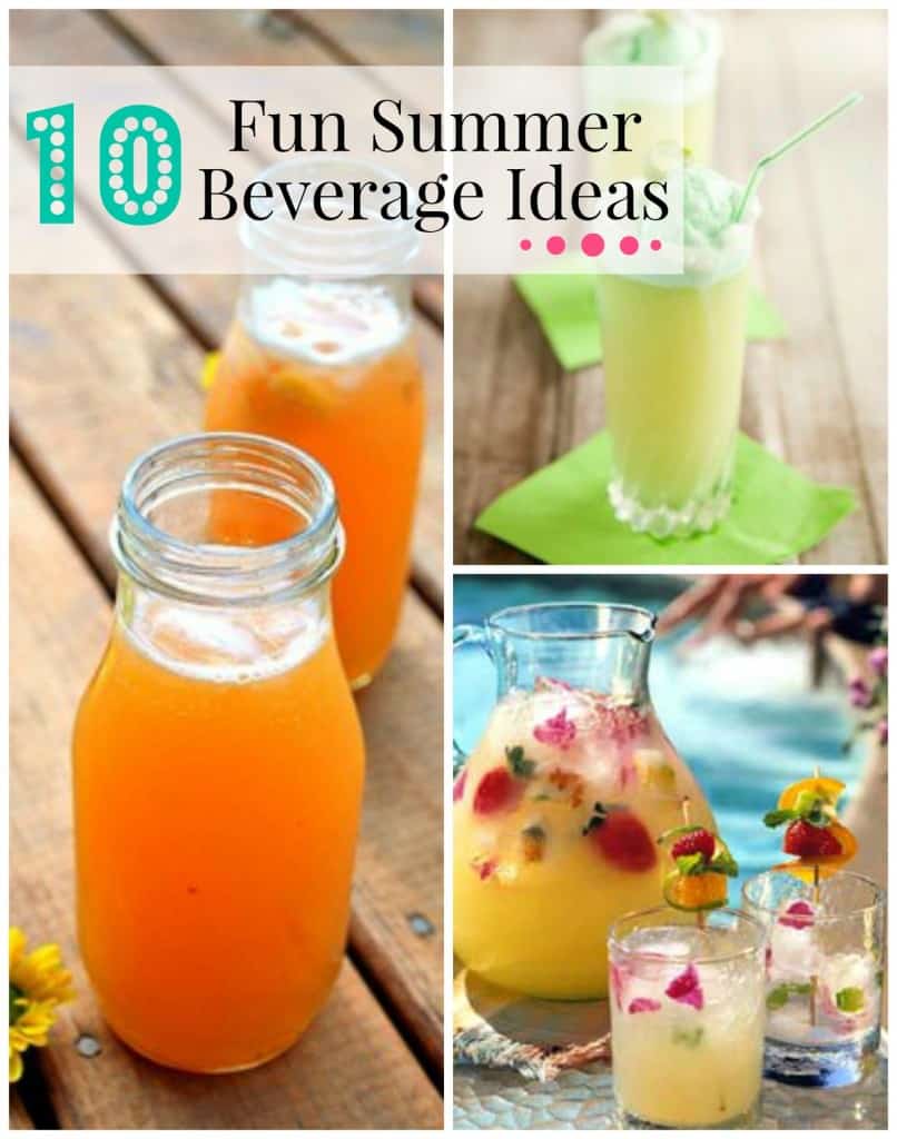 10 Fun Summer Beverage Ideas Cupcake Diaries