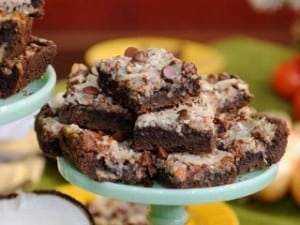 German Chocolate Cake Bars