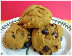 Scary Easy Pumpkin Chocolate Chip Cookies