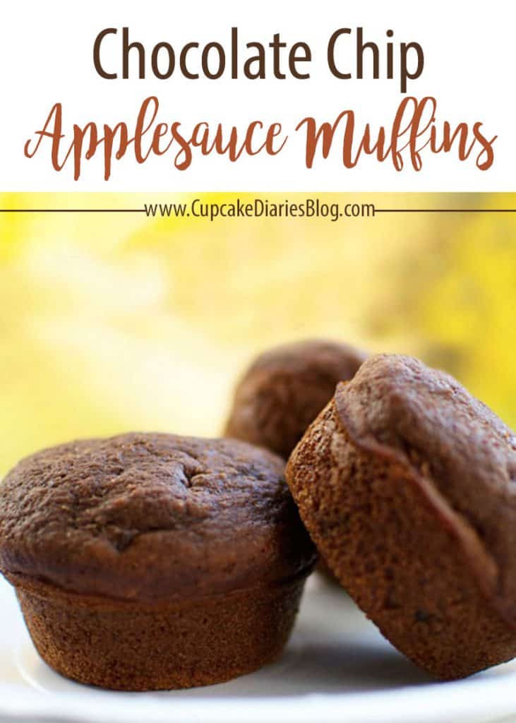 Chocolate Chip Applesauce Muffins