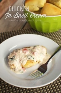 Chicken in Basil Cream