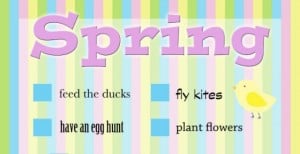 Spring Bucket List {FREE Printable!}