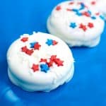 Fourth of July Chocolate Dipped Oreos