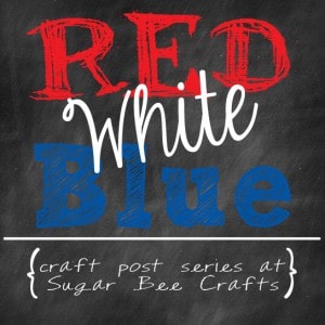 Sugar Bee Crafts Red White Blue
