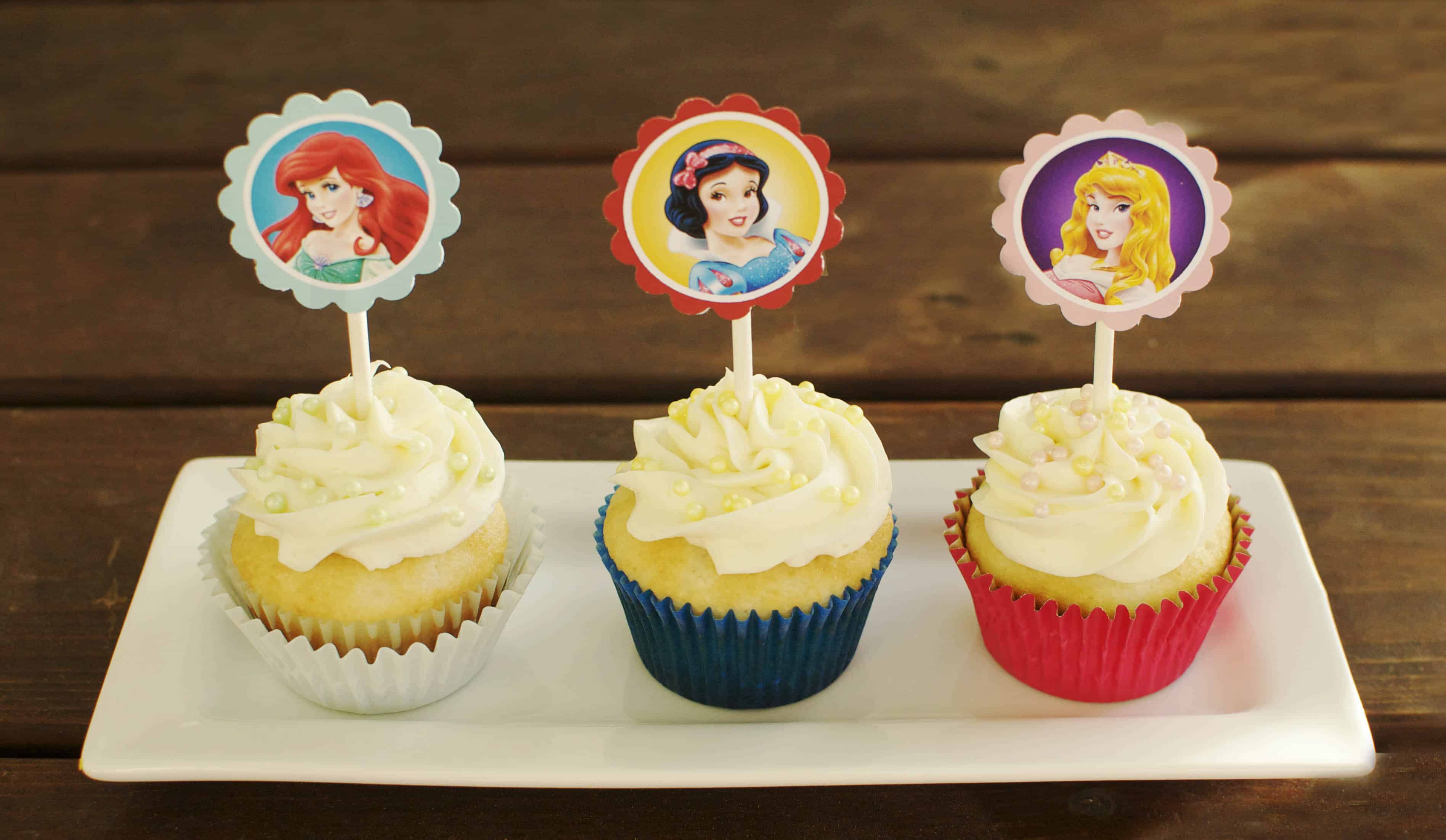 Disney Princess Cupcakes and GIVEAWAY! - Cupcake Diaries