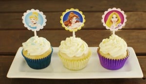 Disney Princess Cupcakes and GIVEAWAY!