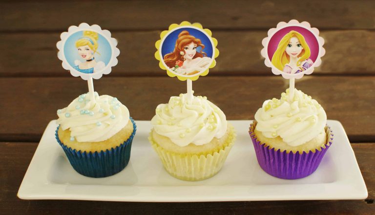 Disney Princess Cupcakes and GIVEAWAY! - Cupcake Diaries