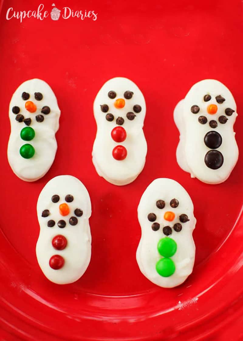 Nutter Butter Snowmen