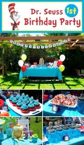 Dr. Seuss 1st Birthday Party