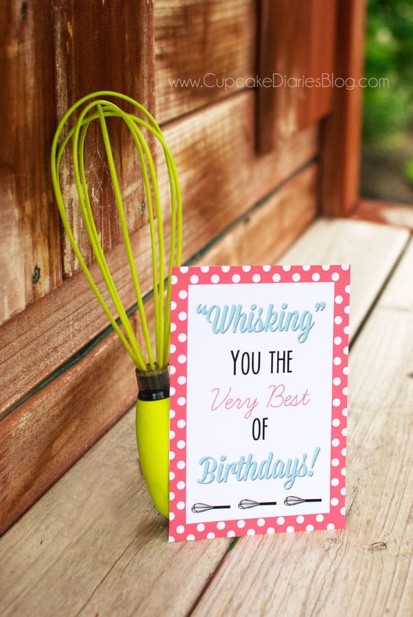 Birthday Whisk with Free Printable