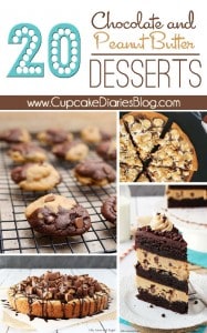 20 Chocolate and Peanut Butter Desserts