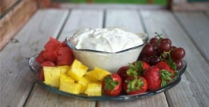 Creamy Lime Fruit Dip