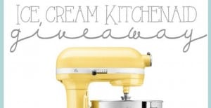 Ice Cream KitchenAid Giveaway!