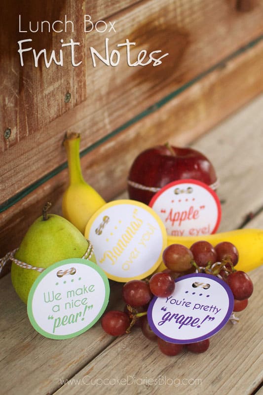 Lunch Box Fruit Notes