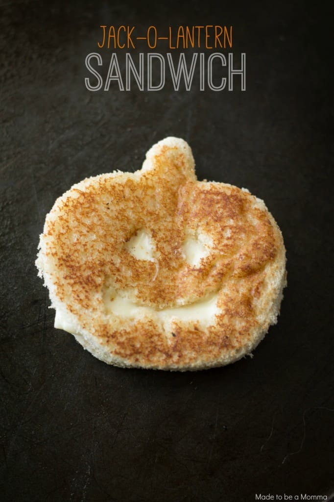 Jack-o-Lantern Sandwich