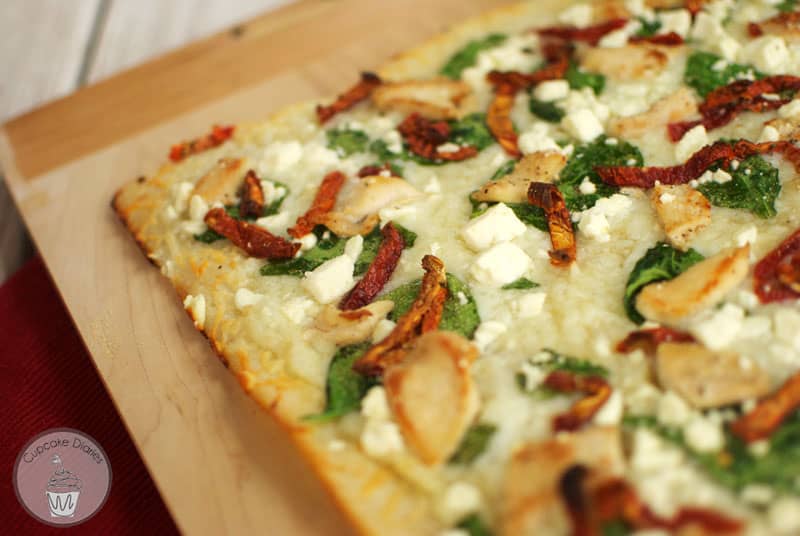 Copy Cat Papa Murphy's Garlic Chicken Pizza & Homemade Ranch dressing