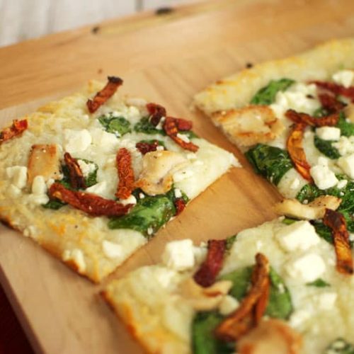 Copy Cat Papa Murphy's Garlic Chicken Pizza & Homemade Ranch dressing