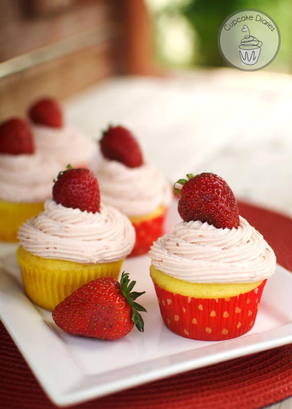 Strawberry Lemon Cupcakes