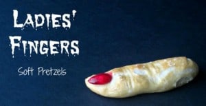Ladies’ Fingers Soft Pretzels {30 Days of Halloween – Day 17}