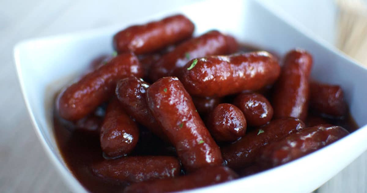 Crockpot BBQ Little Smokies Recipe - Savory Nothings