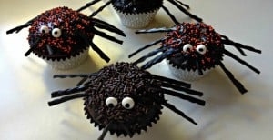 Spooky Spider Cupcakes {30 Days of Halloween – Day 26}