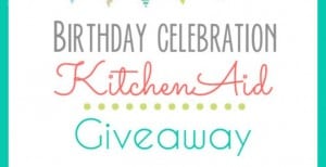 KitchenAid Stand Mixer Giveaway {I’m Turning 30!}