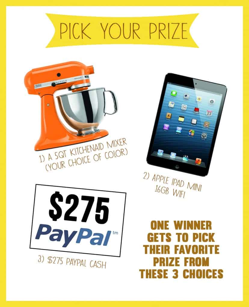 Pick Your Prize Giveaway