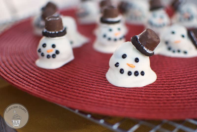 Snowman OREO Cookie Balls