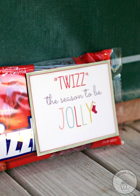 "Twizz" the Season to Be Jolly Neighbor Gift FREE Printable