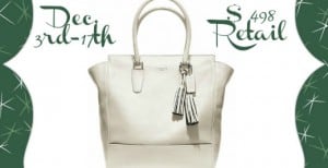 Coach Handbag GIVEAWAY!