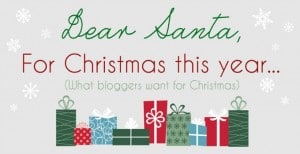What Bloggers Want for Christmas