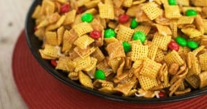 Ooey Gooey Holiday Chex Treat