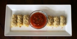 Baked Mozzarella Sticks