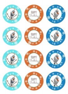 Simple Olaf Birthday Party - A darling Olaf party without all the work! Includes two FREE printables!